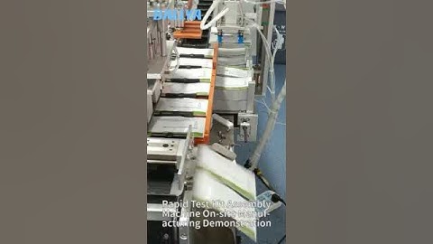 Rapid Test Assembly Machine onsite manufacturing - Covid 19 rapid test automated assembly machine