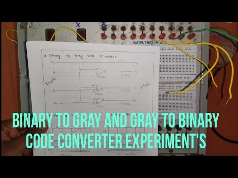 How To Perform Gray to Binary & Binary to Gray Code Converter Experiments in DLD Lab | DLD Lab Ex...