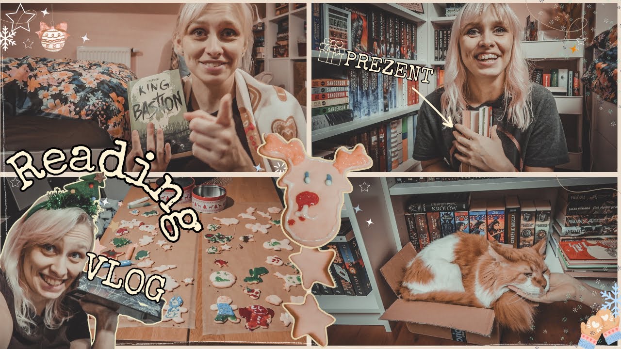 ❄️Reading VLOG ❄️ Czytam KSIĄŻKE ZA KARĘ! 😆 przychodzi Mikołaj i dostaję książki w prezencie⛄🍪❤️