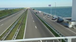 الطريق السريع وسط البحر هولندا Highway in the sea, Netherlands
