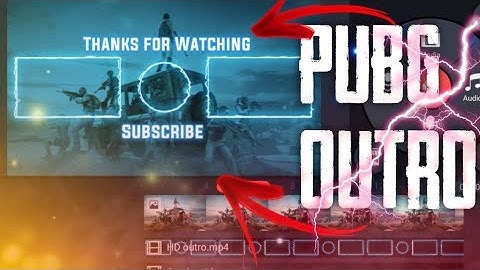 How to make Pubg Outro in Kinemaster on Android.