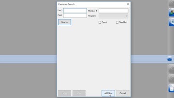 Adding a New Customer Record in POS