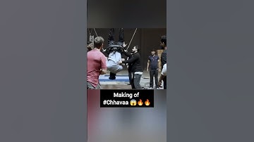 🔥Making Of Chhaava #shorts #chhaava #makingvideos #bts #behindthescene #vickykaushal #maddock #movie