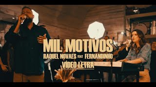 Rachel Novaes e Fernandinho | Mil Motivos | #lyricvideo  #GraçaLyricsBrasil