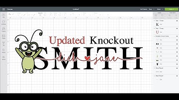 Cricut Knockout Updated Design Space - How to make a knockout