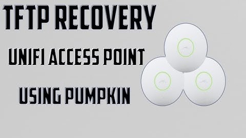 How To Perform TFTP Recovery on UniFi Access Point | Windows | Using Pumpkin Software