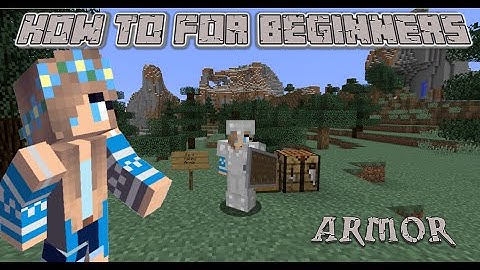 How to Make Armor & Shield - Minecraft How to for Beginners (04)