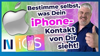 Neu bei iOS 17: Eigenes Kontaktposter fürs iPhone gestalten und an andere weitergeben