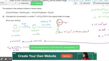 Titration calculation involving dilution and sampling (A Level Chemistry OCR, AQA, Edexcel)