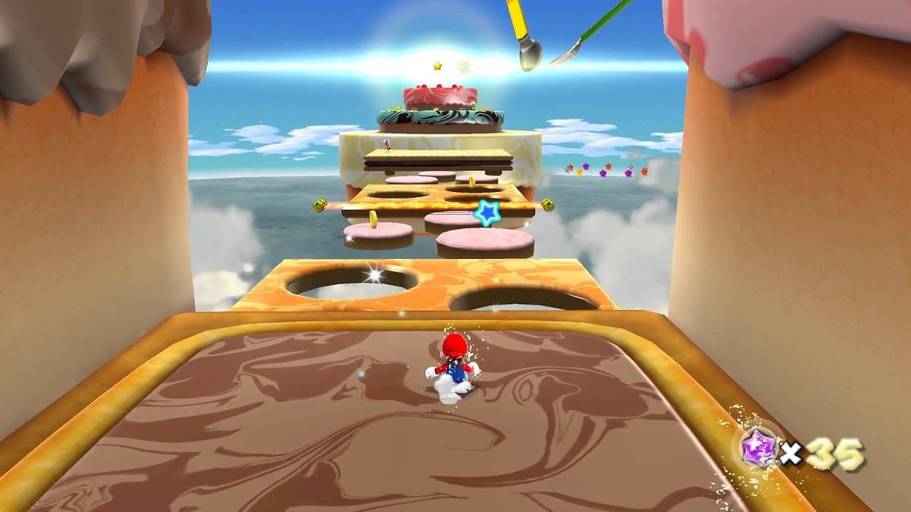Super Mario Galaxy [ Wii U ] Rocky Road - SWEET SWEET GALAXY Gameplay - YouTube