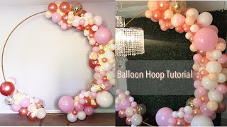 Floral Ballon Garland Hoop Tutorial Part 1