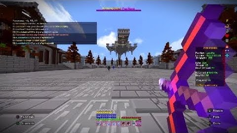 Minecraft NetherGames Faction 1v1 vs Hacker