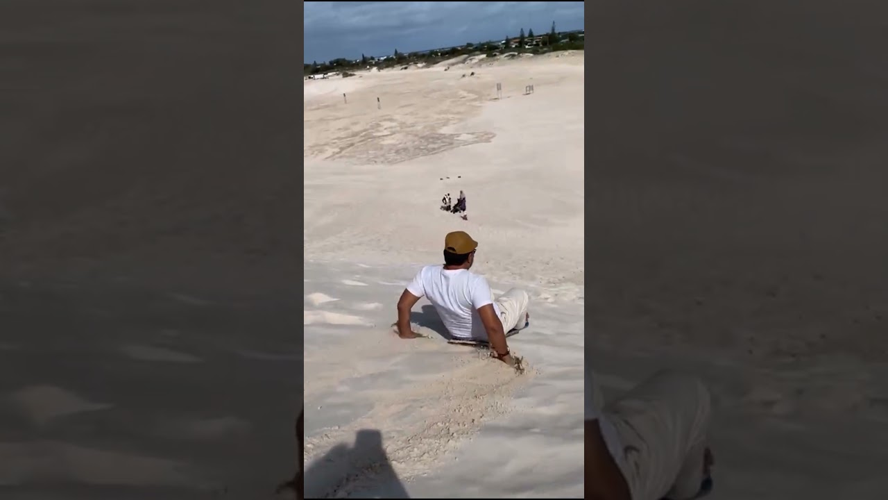 Enjoying Lancelin Sand Dunes, Perth with family🤩