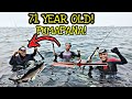 71 YEAR OLD SPEARFISHING MANILA BAY!