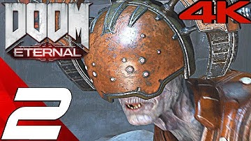 DOOM ETERNAL - Gameplay Walkthrough Part 2 - Cultist Base (4K 60FPS ULTRA) Full Game