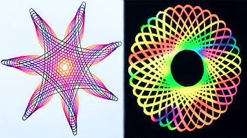 Oddly Satisfying Art 🌈 Spirograph Drawing Compilation
