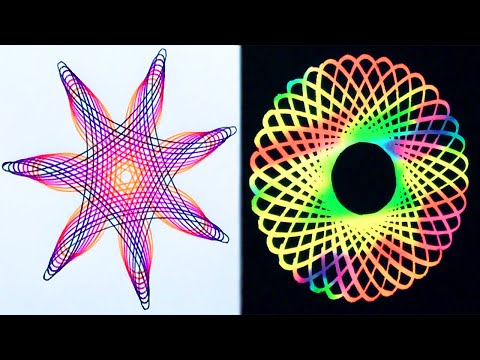 Oddly Satisfying Art 🌈 Spirograph Drawing Compilation