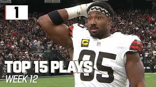 Top 15 Plays Of Week 12 2025 Nfl Season