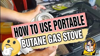 How To Use Portable Butane Gas Stove Lovely Jan