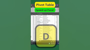 Pivot Table Shortcut! Speed Up Your Excel Game with This #excel #excelfunction #exceltutorial #pivot