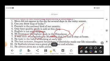 Syntax. Exercise 2 A. Use of articles.