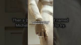 Michelangelo's masterpiece "David" #david #sculpture #art #history #michelangelo #shorts #trending
