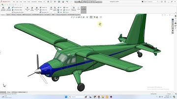 how to design rc plane in solidworks
