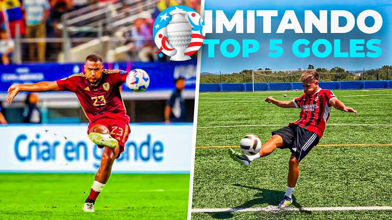 Recreando el TOP 5 MEJORES GOLES de la COPA AMÉRICA