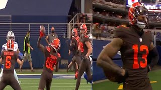 Jarvis Landry Throws It To Odell Beckham Jr. For The Touchdown | Trick Play | Cowboys vs Browns