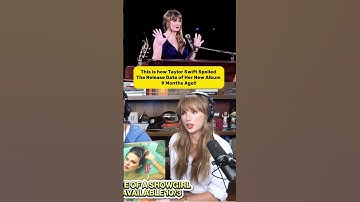 Taylor Swift Spoiled The Release Date Of Her New Album 9 Months Ago At The Eras Tour!! #taylorswift