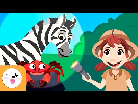 Les animaux pour les enfants - Vocabulaire - Animaux sauvages, de la ferme et aquatiques