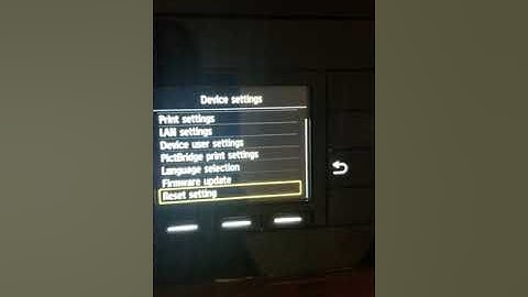 How to rest Canon MX922 printer