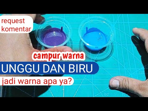 Video: Apakah hitam dan biru menghasilkan ungu?