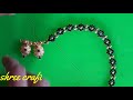 flower shape mangalsutra jewellery making at home bead necklace bead flower necklace