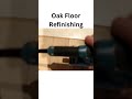Oak Floor Refinishing #diy #floorsander #floorrefinishing
