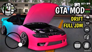 SAIU!! NOVO GTA MOD DRIFT COM CARROS JDM PARA  TODOS OS ANDROID!! SEM CRASH