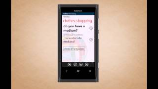 English - Spanish - French AvanteMobile Windows Phone App Collins Dictionary screenshot 5