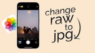 How to Change Raw Photo to JPG in iPhone (tutorial)