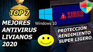 TOP 7 MEJORES ANTIVIRUS LIVIANOS Y PODEROSOS PARA WINDOWS 10, ANTIVIRUS DE POCOS RECURSOS