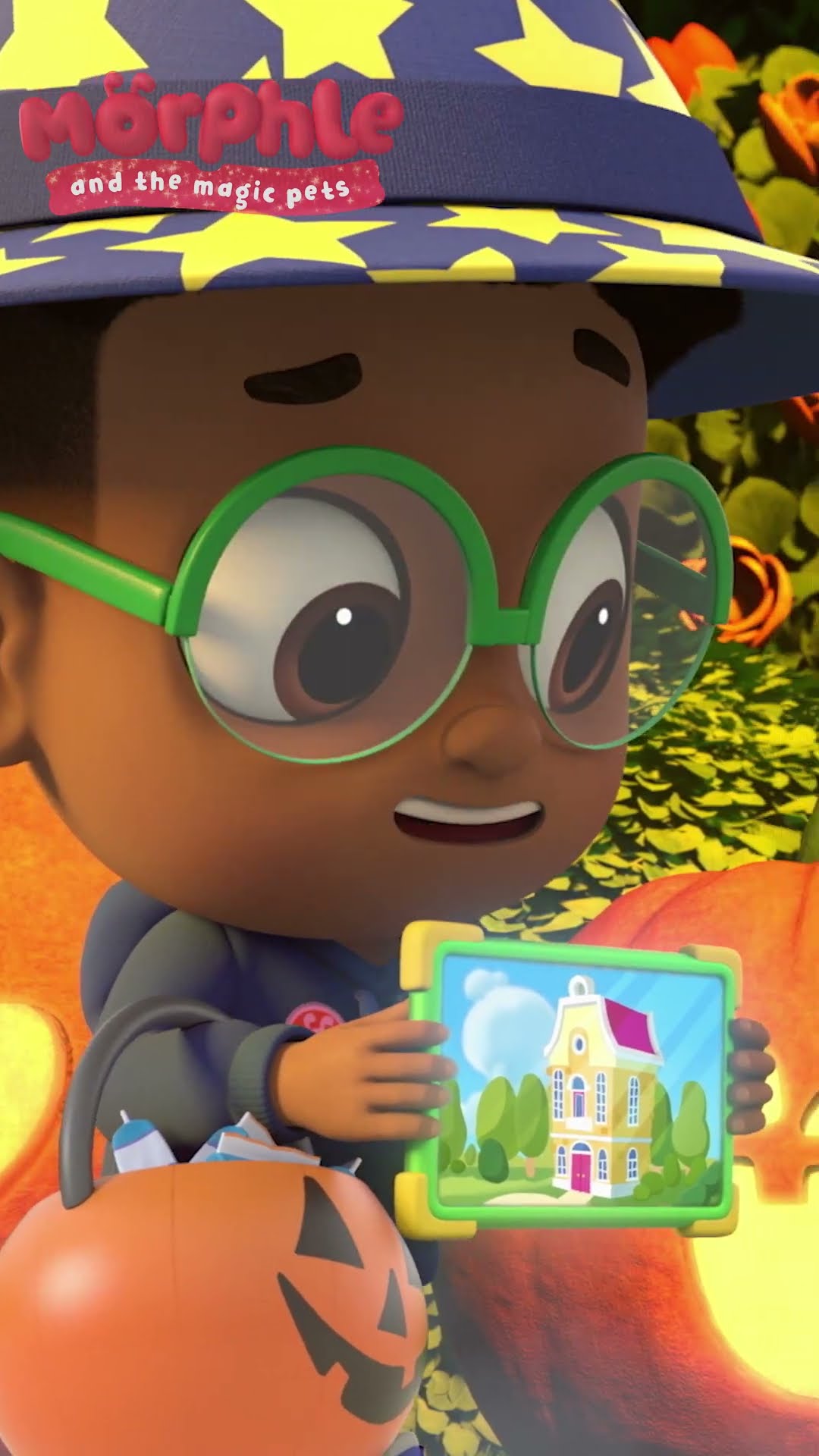 Spooky Trick or Treating Teleportation! ??? #morphle #halloween #kids