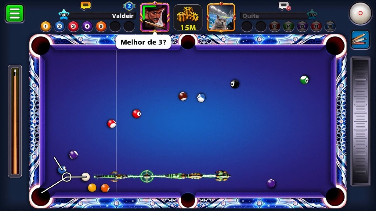 O REI DA SINUCA ONLINE!! FIZ UMA TABELA ÉPICA INCRÍVEL AO VIVO NO 8 BALL  POOL! 