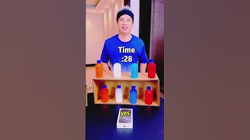 Color Bottle Matching Challenge . Fun Family Game Competition PlayNestK #funnyfamilygames #funnygame