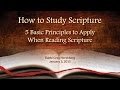 Jan 3, 2015 How to Study Scripture - Rabbi Greg Hershberg