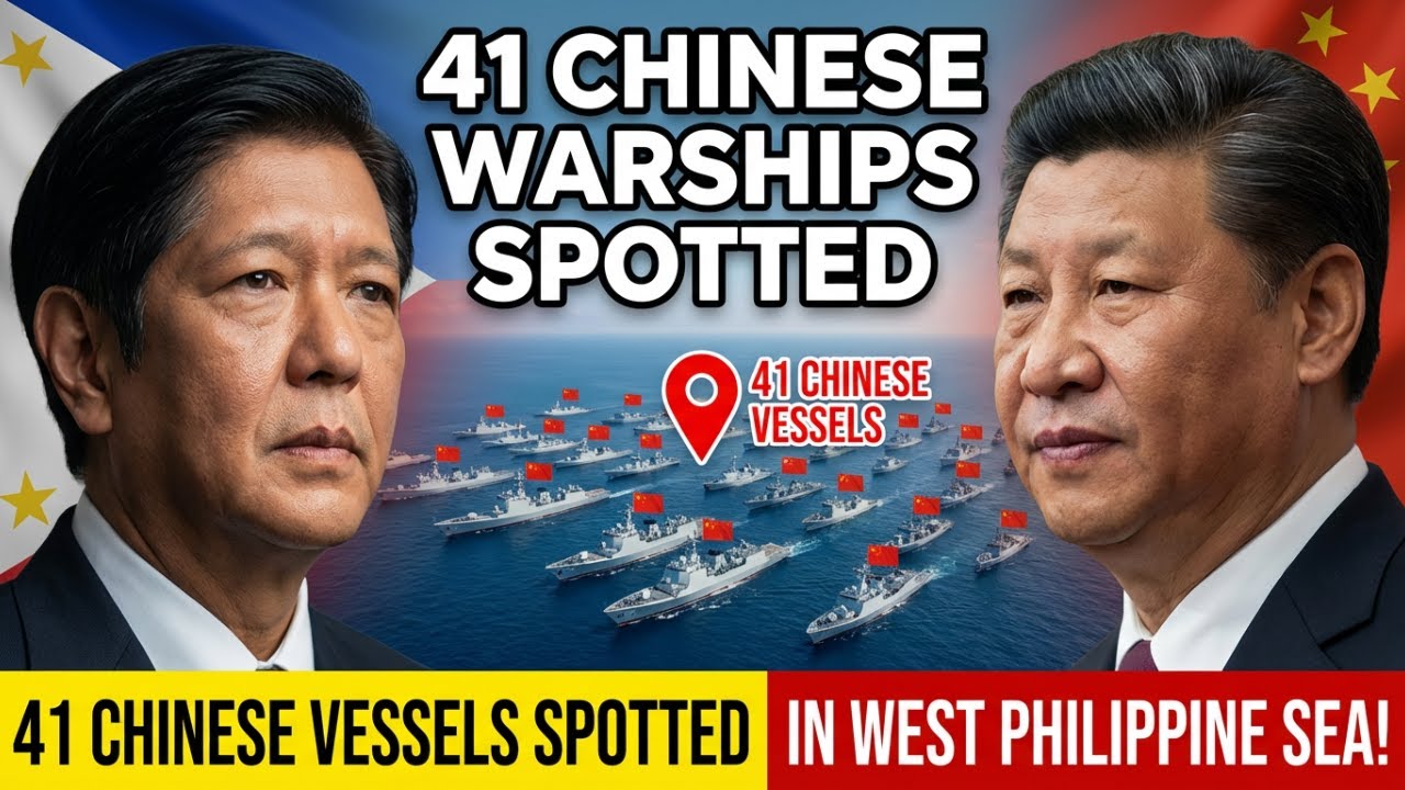 Филиппины выражают обеспокоенность в связи с обнаружением 41 китайского судна в районе Западного ...