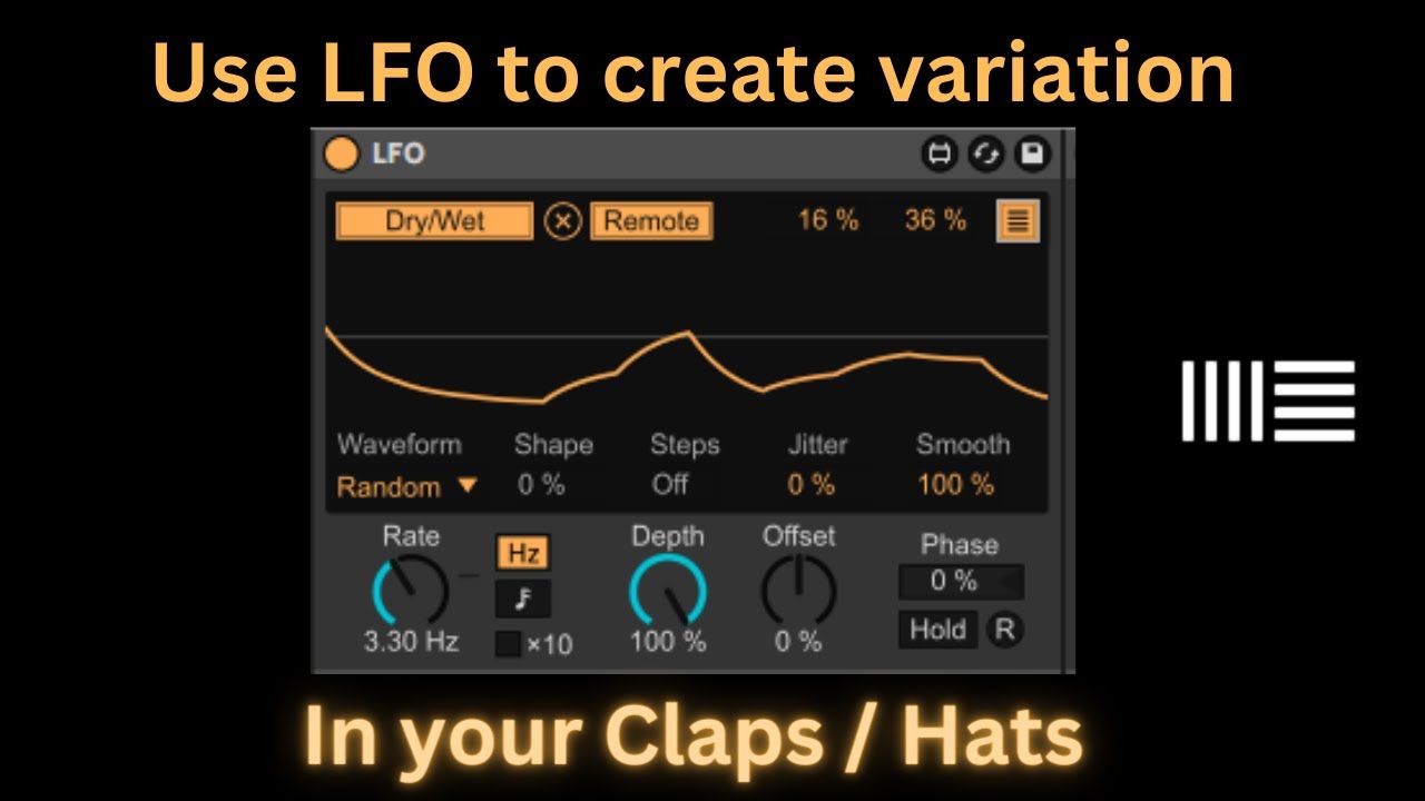 Ableton Live - Use LFO to create variation - YouTube