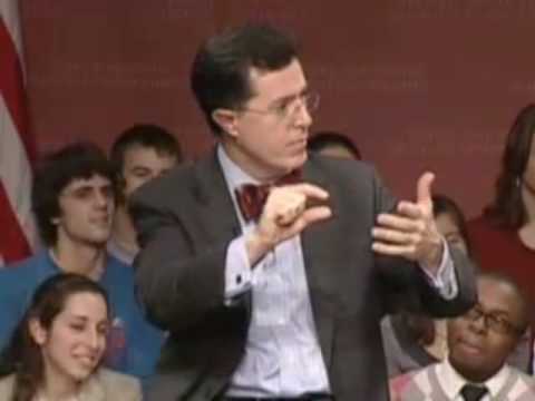 Stephen Colbert Interview at Harvard: 7 of 7