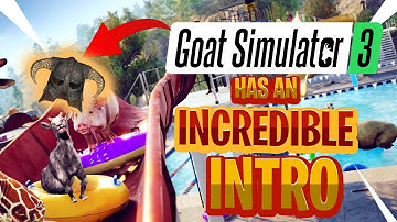 GOAT SIMULATOR 3 HAS AN INCREDIBLE SKYRIM INTRO