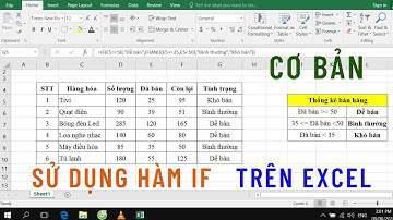 Cách sử dụng hàm IF trên Excel cho người mới Bắt Đầu