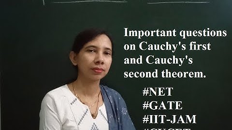 Important questions on Cauchy