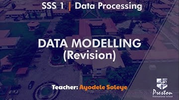 Data Modelling (Revision) - SSS1 Data Processing